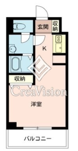 スカイコート神田弐番館　402号室　間取り