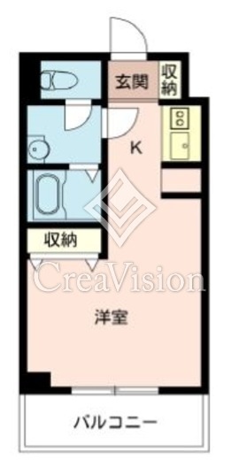 スカイコート神田弐番館　702号室　間取り