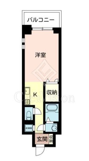 スカイコート神田弐番館　806号室　間取り