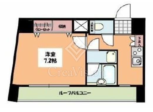 パレステュディオ神田イースト　703号室　間取り