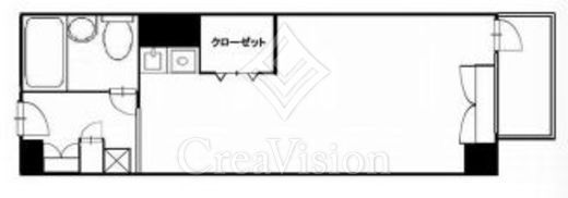 ローレル永田町　2F1号室　間取り