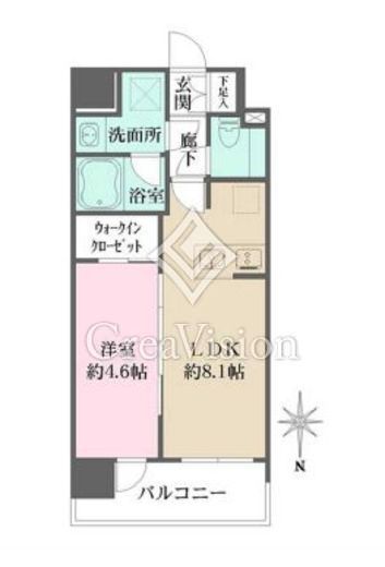 シーズンフラッツ杉並井草　204号室　間取り