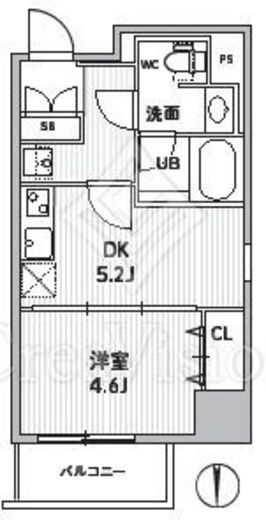 S-RESIDENCE住吉aquacht　404号室　間取り