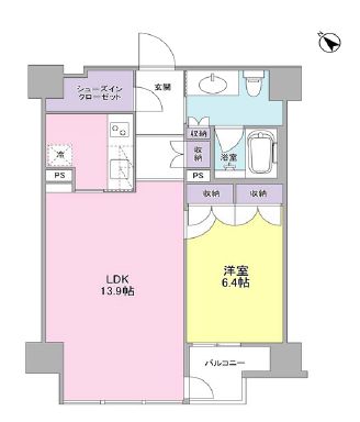 フォレストタウン参宮橋　301号室　間取り