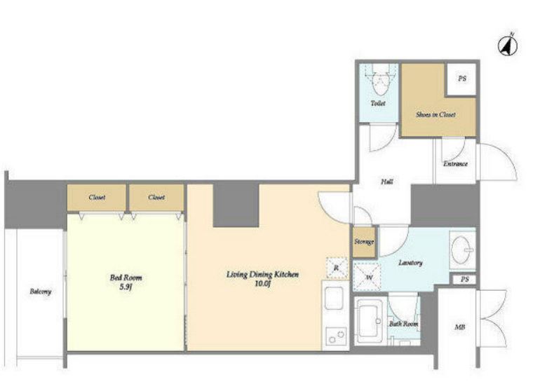 グランハイツ高田馬場　1127号室　間取り