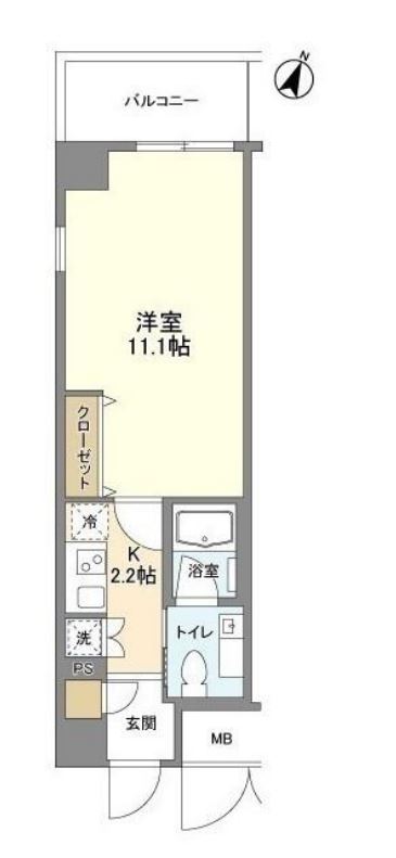 グランハイツ高田馬場　501号室　間取り