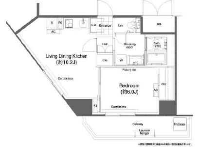 グランハイツ高田馬場　1111号室　間取り