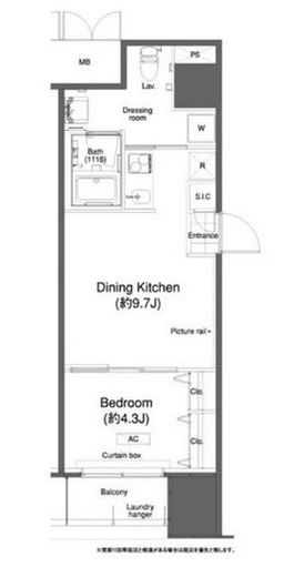 グランハイツ高田馬場　1420号室　間取り