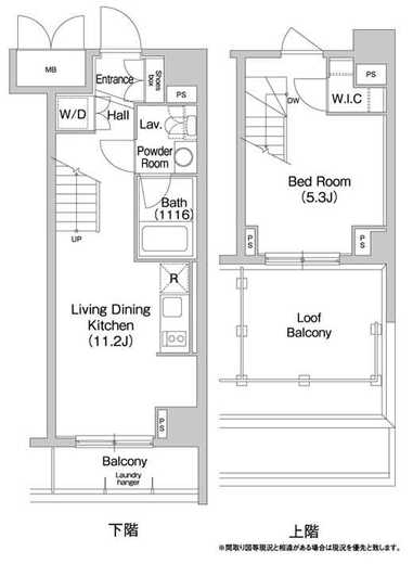 コンフォリア豊洲　801号室　間取り