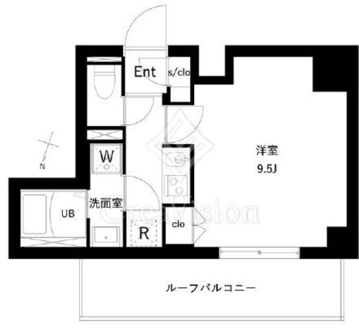 オーガスタレジデンス北綾瀬　1001号室　間取り