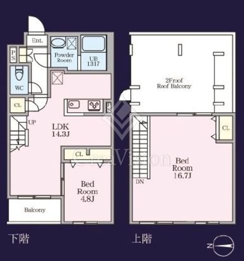 ＴＨＥ　ＭＡＮＯＲ　ＥＸＥＬＳＩＯＲ　203号室　間取り