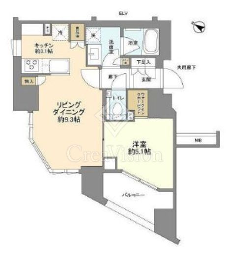 ブランズ巣鴨三丁目　502号室　間取り