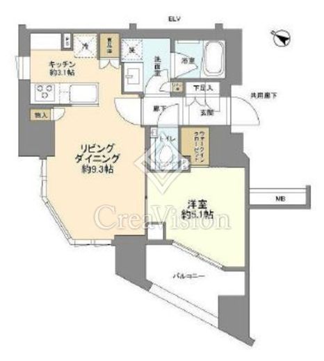 ブランズ巣鴨三丁目　602号室　間取り