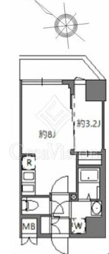 アラート横濱桜木町Ⅰ　212号室　間取り