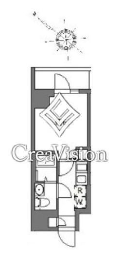 アラート横濱桜木町Ⅰ　1114号室　間取り