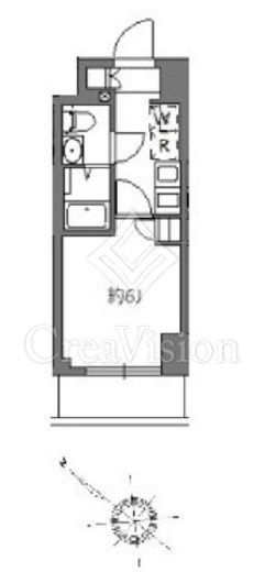 アラート横濱桜木町Ⅰ　209号室　間取り