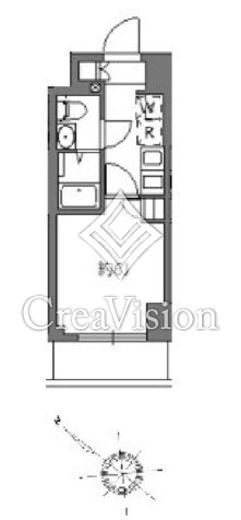 アラート横濱桜木町Ⅰ　307号室　間取り