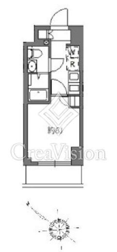 アラート横濱桜木町Ⅰ　309号室　間取り