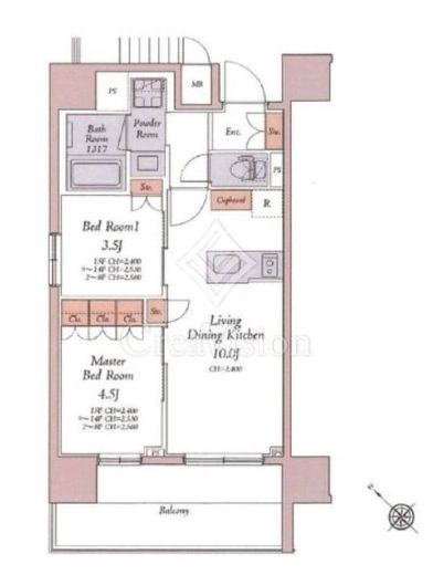 ＨＡＹＡＮＯ　Ｒｅｓｉｄｅｎｃｅ　大塚　703号室　間取り
