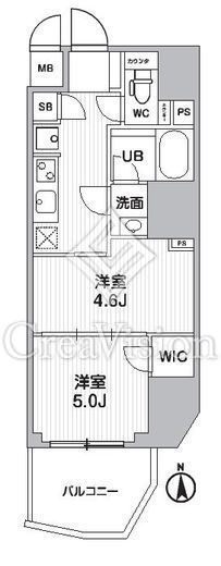 S-RESIDENCE蔵前balm　302号室　間取り