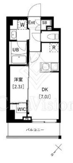 ARKMARK上池袋　209号室　間取り