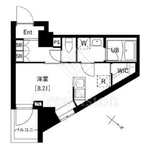ARKMARK上池袋　301号室　間取り