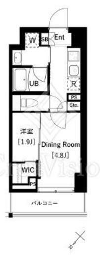 ARKMARK上池袋　304号室　間取り