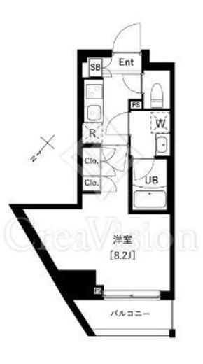 ARKMARK上池袋　402号室　間取り