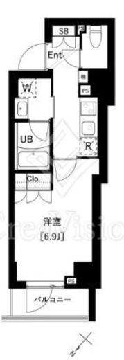 ARKMARK上池袋　410号室　間取り