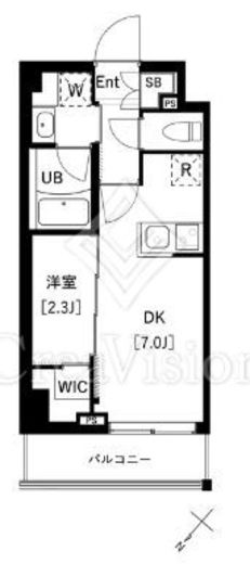 ARKMARK上池袋　508号室　間取り