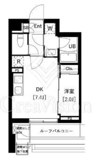 ARKMARK上池袋　704号室　間取り