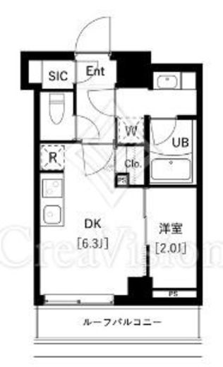ARKMARK上池袋　705号室　間取り