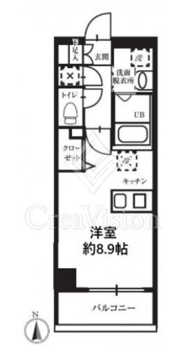 T’s garden高円寺　405号室　間取り