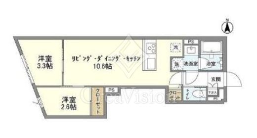 Ｇｒａｎｄｅ　Ｉｋｅｂｕｋｕｒｏ　ｈｏｎｃｈｏ　306号室　間取り