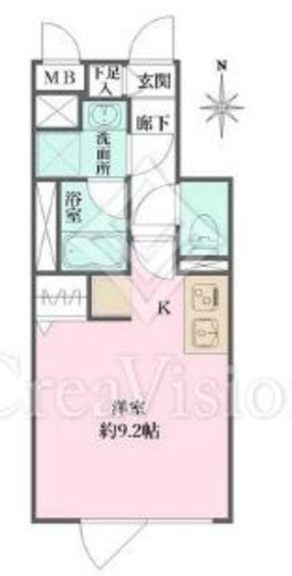 アトリオフラッツ自由が丘　303号室　間取り
