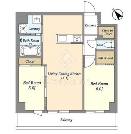 Ｓｈｉｂａｒｓ　302号室　間取り