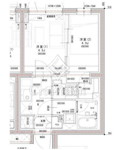 ラヴィエール荏原中延　301号室　間取り