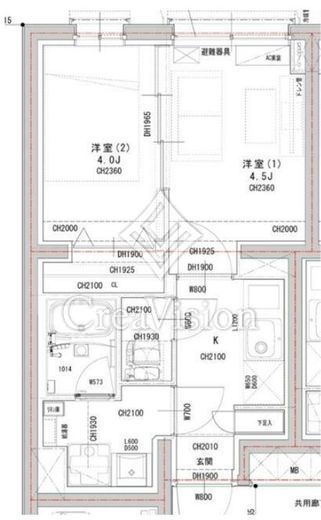 ラヴィエール荏原中延　302号室　間取り