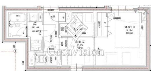 ラヴィエール荏原中延　403号室　間取り