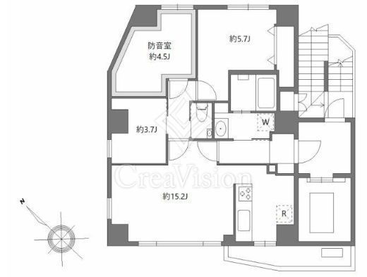 ラチューン文京小石川　201号室　間取り