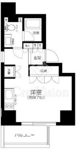 イースト秋葉原（EAST AKIHABARA）　401号室　間取り