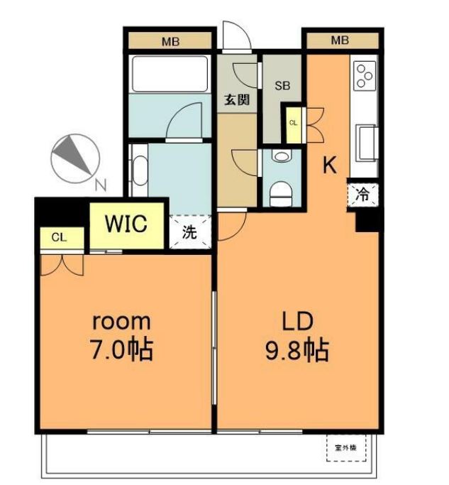 東京レジデンス千代田九段下　710号室　間取り