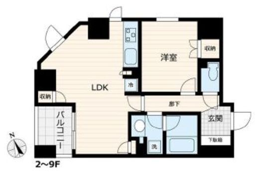 ボルト銀座レジデンス2　402号室　間取り