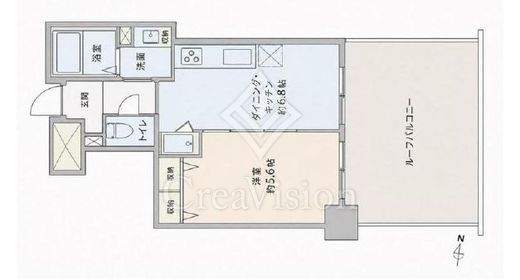 サンクレスト竜泉　202号室　間取り