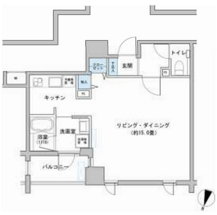 カッシア神田レジデンス　806号室　間取り