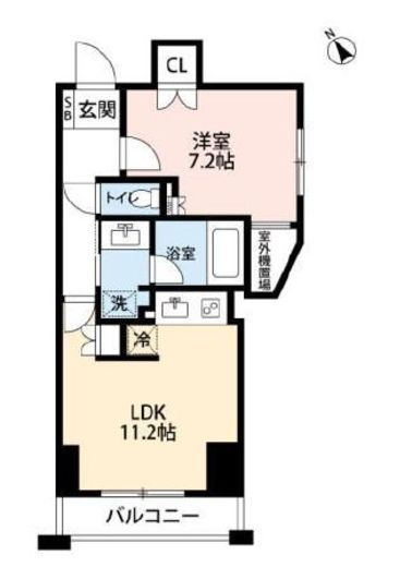 パークハウス西早稲田アーバンス　304号室　間取り