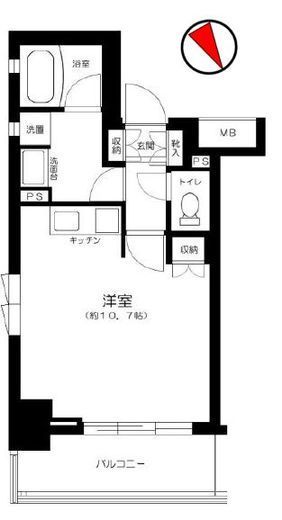ラ・コスタ新宿余丁町　309号室　間取り