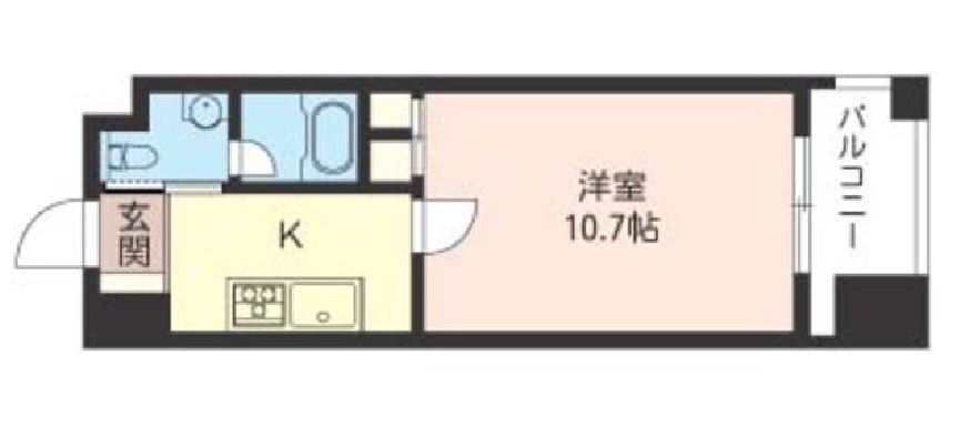 エスティメゾン銀座　705号室　間取り