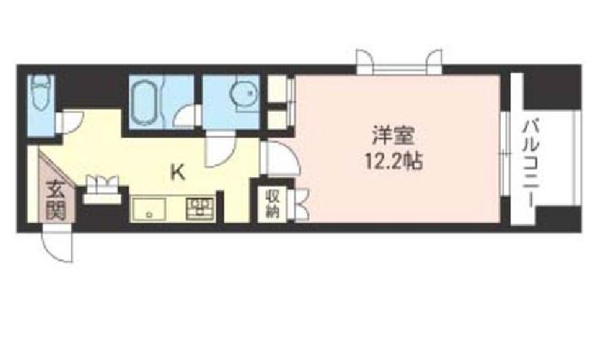 エスティメゾン銀座　201号室　間取り