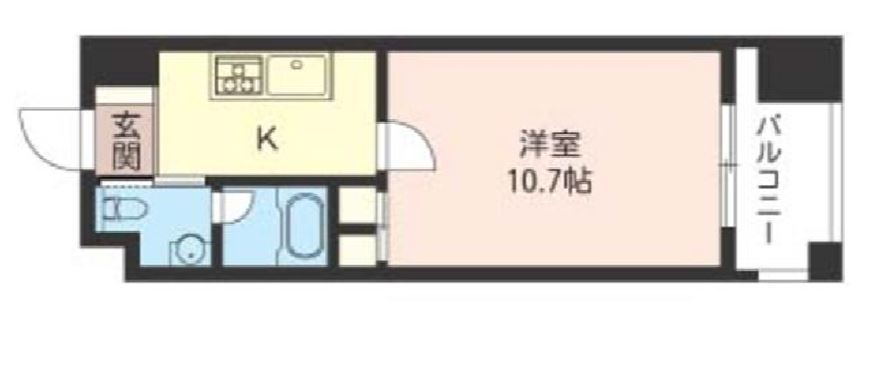 エスティメゾン銀座　402号室　間取り